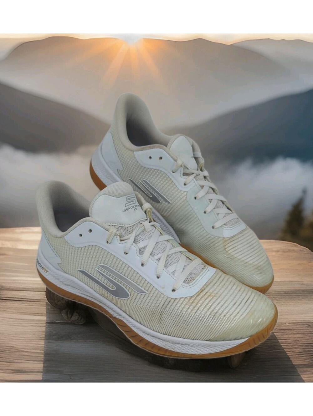 Skechers Pickleball Shoes Viper Court Pro 2.0 White Tennis Mens 10.5 44 Paddle